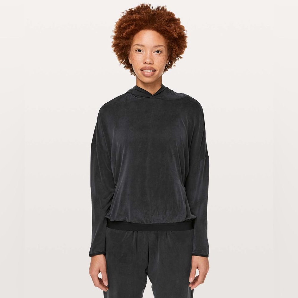 Lululemon Lab•Cupro Mesh•Balzo Hoodie•RARE•Black•FLAWLESS PERF•Sz 4